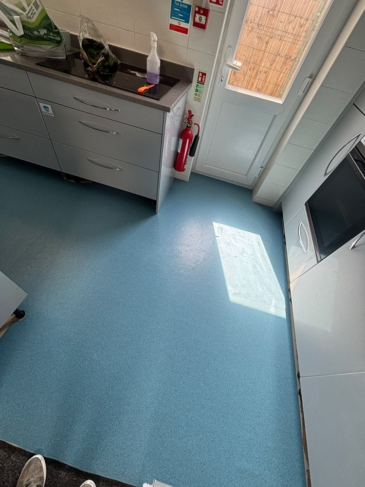 Bristol college fitted in safety flooring